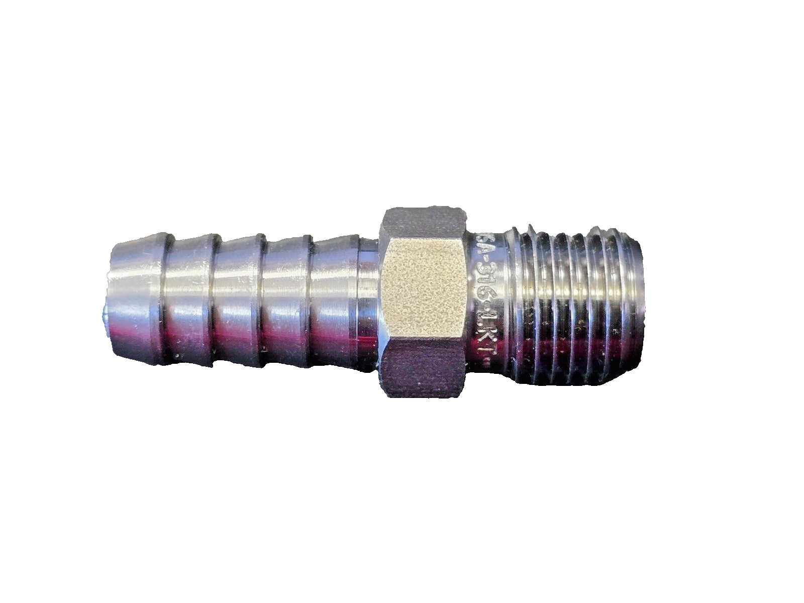 NEW TRUFIT 1/4″ MPT X 3/8 Hose Barb 316SS Fitting -Made in USA- Pack of 10