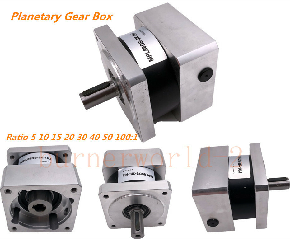 NEMA34 Stepper Motor Planetary Reducer High Precision 1:10 Large Torque Gear
