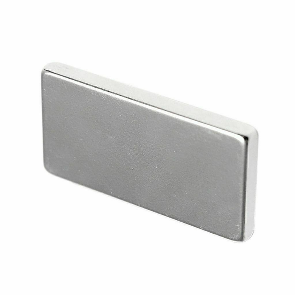 50Pcs Strong Magnets 20x10x2mm N52 Grade Neodymium Block Small Rectangle Magnet