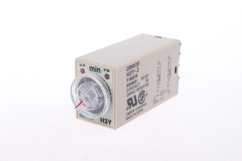 1 set base + time timer relay 8pin H3Y-2 H3Y DC12V 5A 0.2min-5min 5min QC ZCY