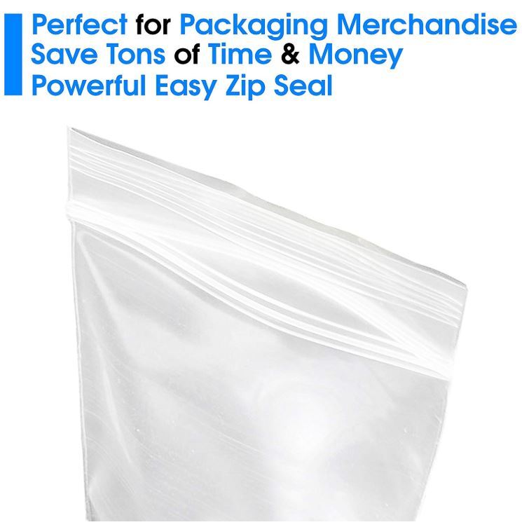 1000 2×5 Reclosable Resealable Clear Zipper Plastic Bags 2Mil by Secure Seal