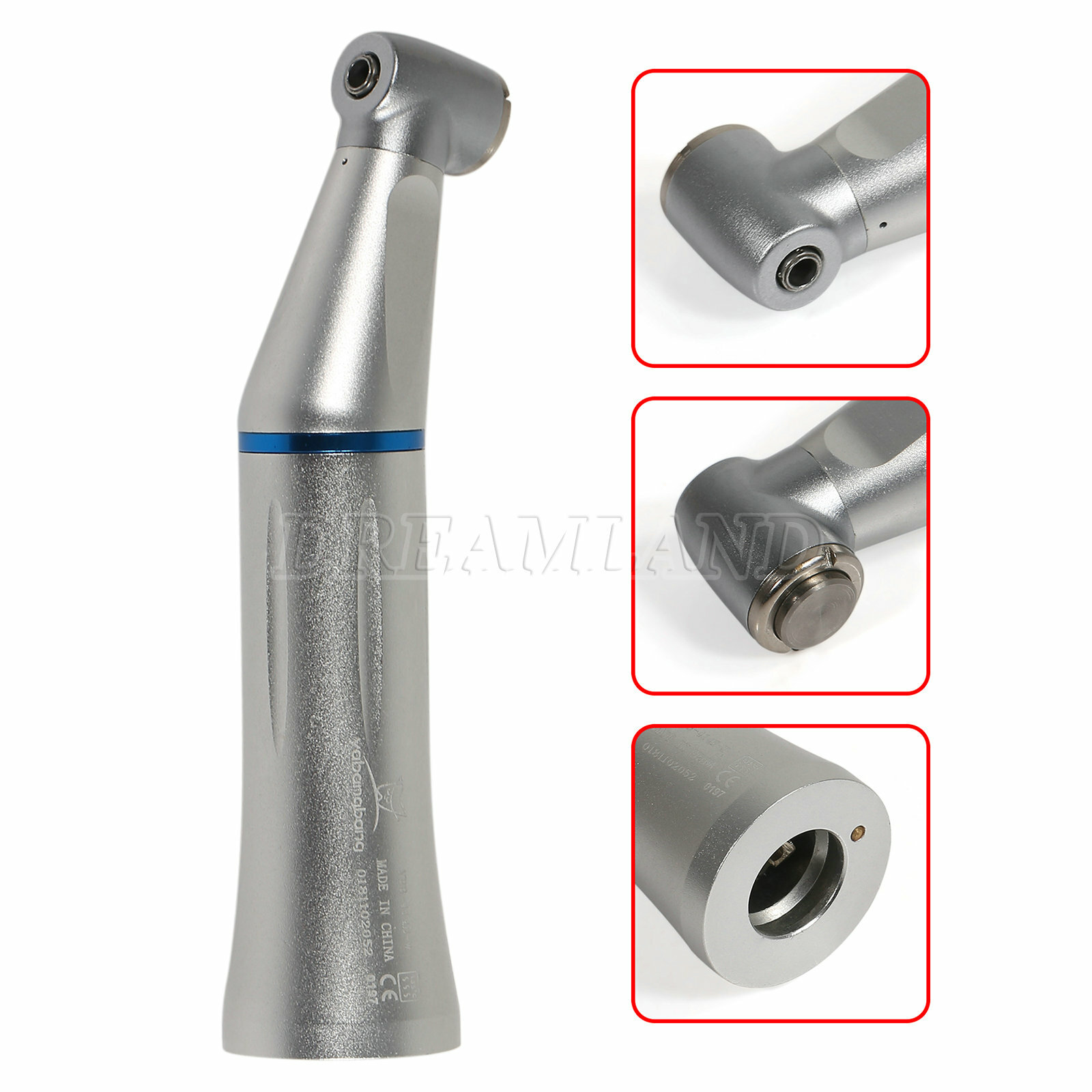 Dental Slow Low Speed Handpiece Push Contra Angle NSK Style Air Motor 4Holes WY4