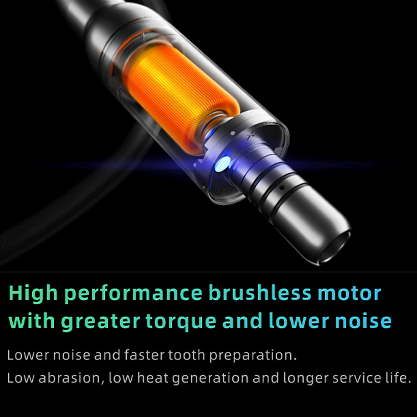 Woodpecker Dental Brushless Electric Motor MT2 Fit NSK 1:1/1:5 /16:1 Handpiece