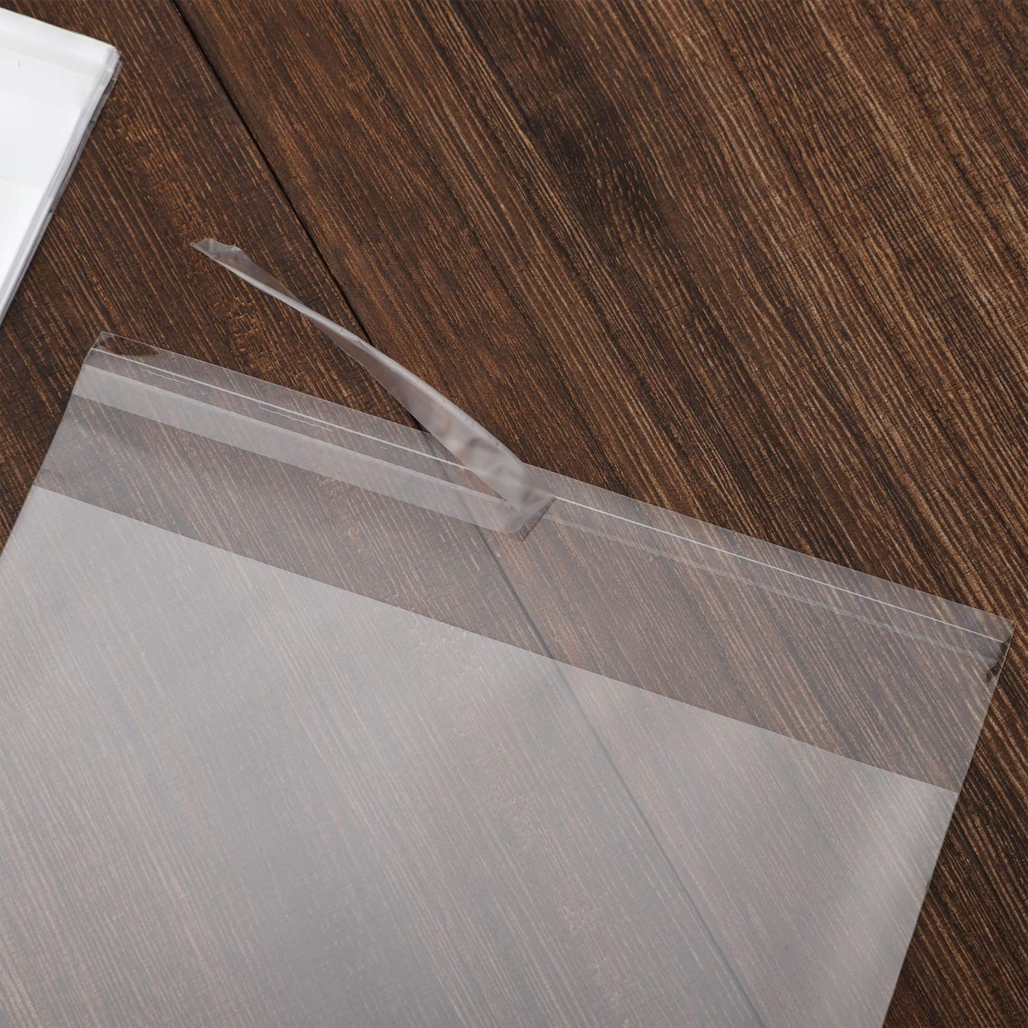200 pcs Clear 5″ x 7″(W:12.7XL:17.8cm) Self Seal Cello Cellophane Bags Reseal…