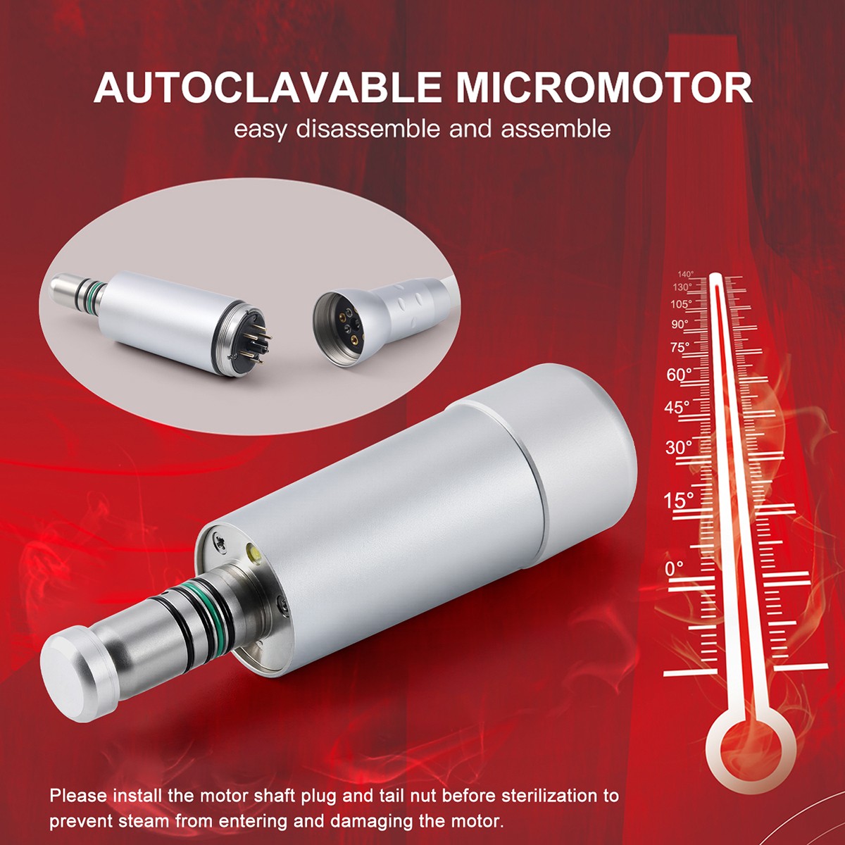 AZDENT Dental Electric Brushless Micro Motor LED/ 1:1/1:5 /16:1 Handpiece