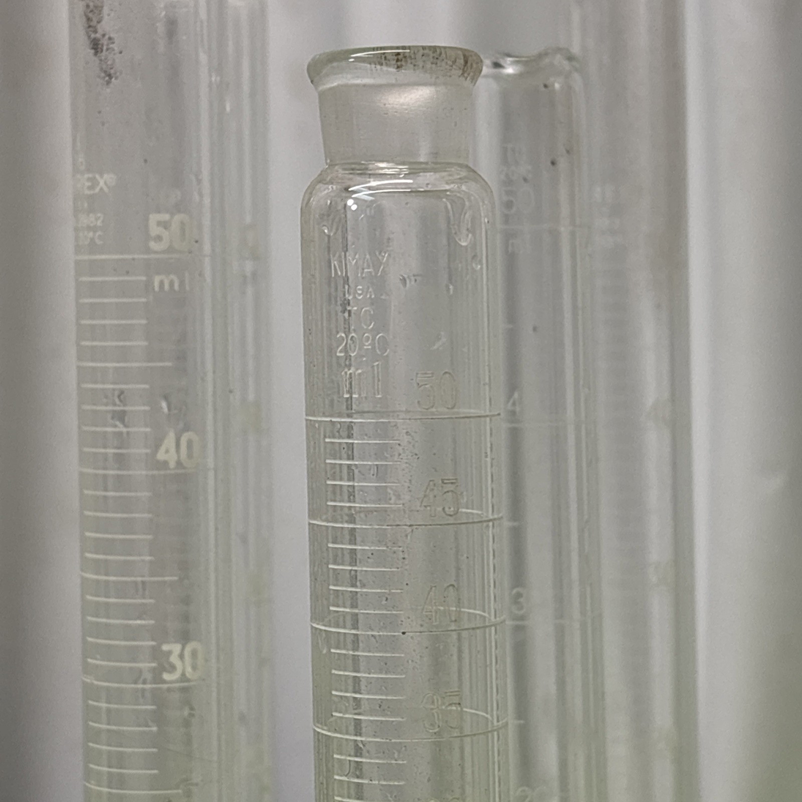 Pyrex 10/25/50/100 Graduated Cylinders Lot of (24)