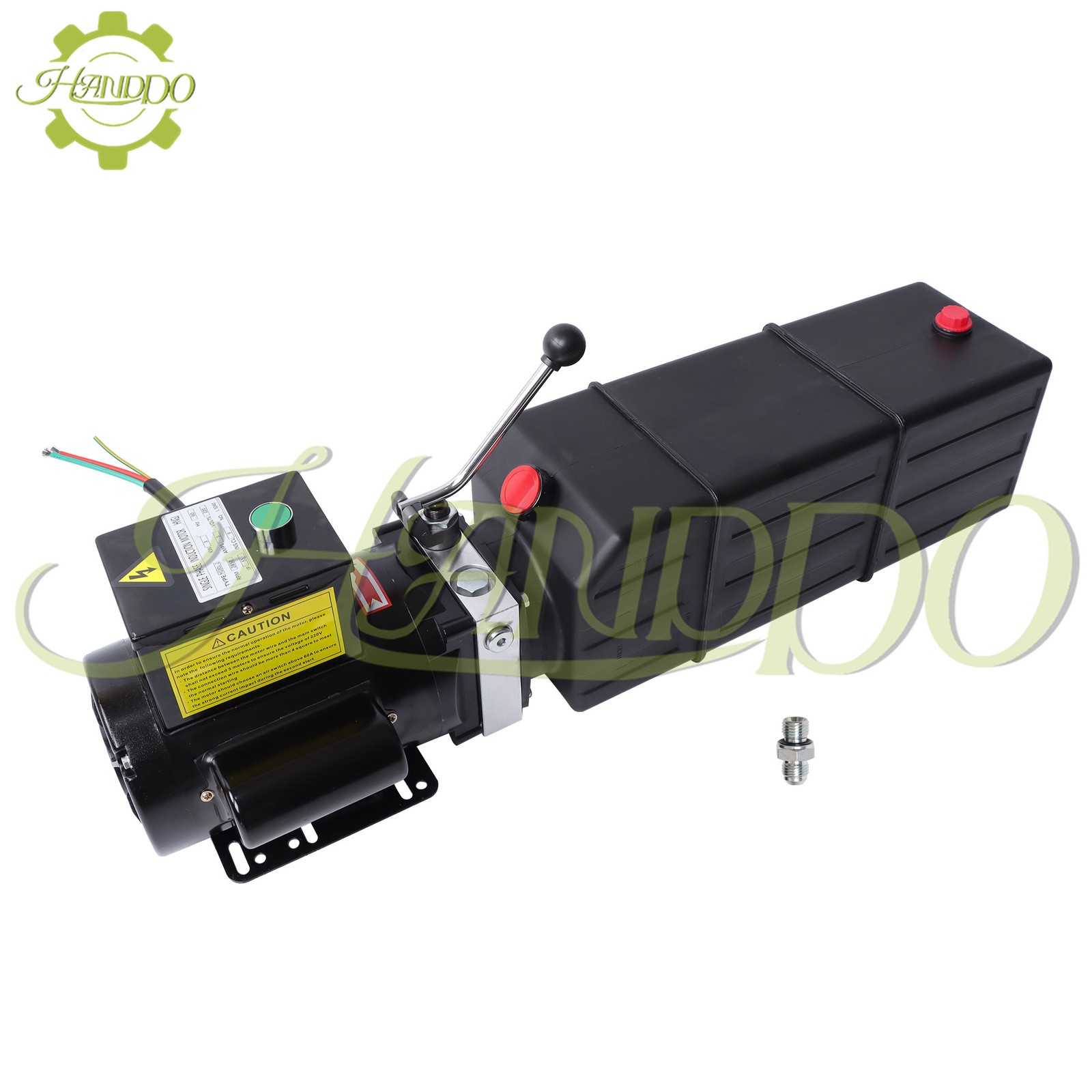 Hydraulic Power Unit 16 Quart 4 Gallon Hydraulic Pump 3450RPM 2HP Single Phase