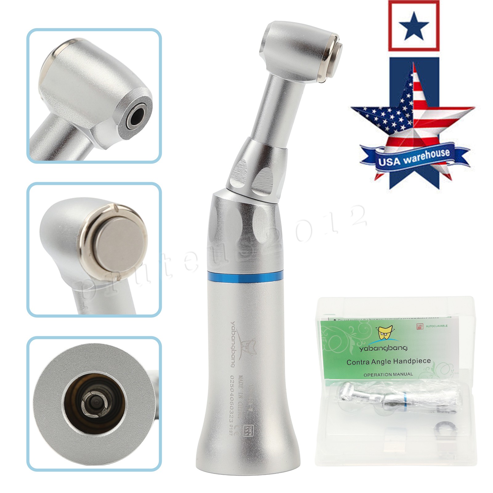 Dental E TYPE push button Contra Angle LOW Handpiece A+ Dentist Brand New YAD