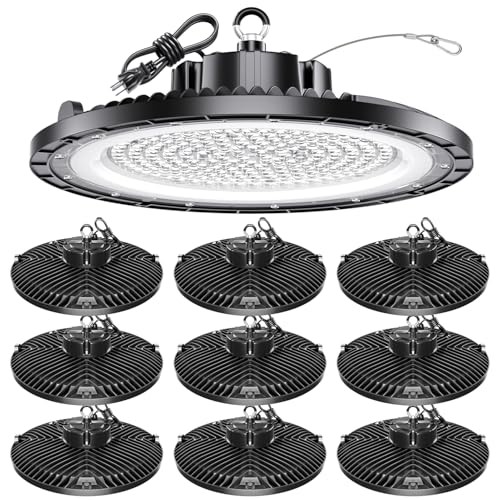 UFO High Bay Light 200W 5000K 30000LM 150LM/W (Eqv.800W Mh/Hps/Hid) Including