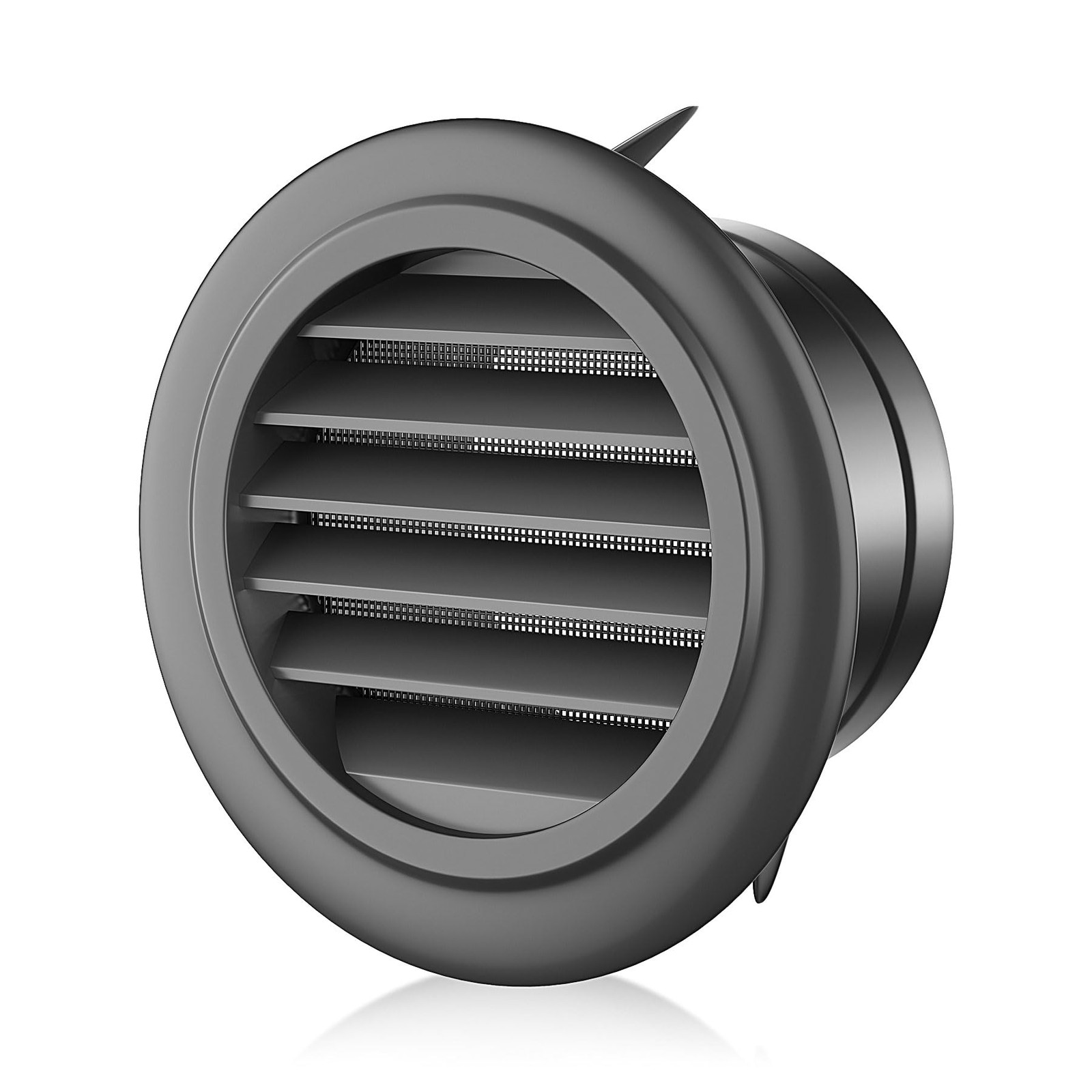 3 Inch Soffit Vent for Exhaust Fan with Large, ABS 3in-black