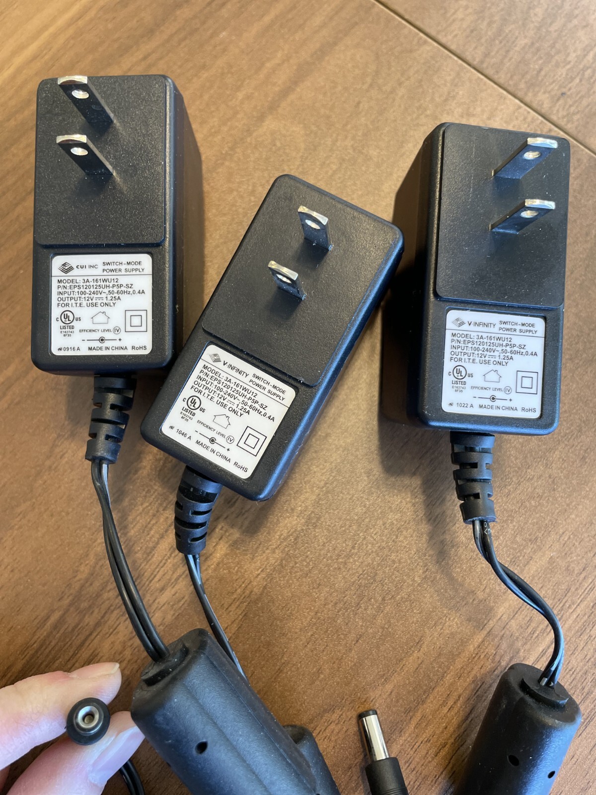 V-Infinity Switch Mode Power Supply Model 3A-161WU12 LOT OF 3 (C86)