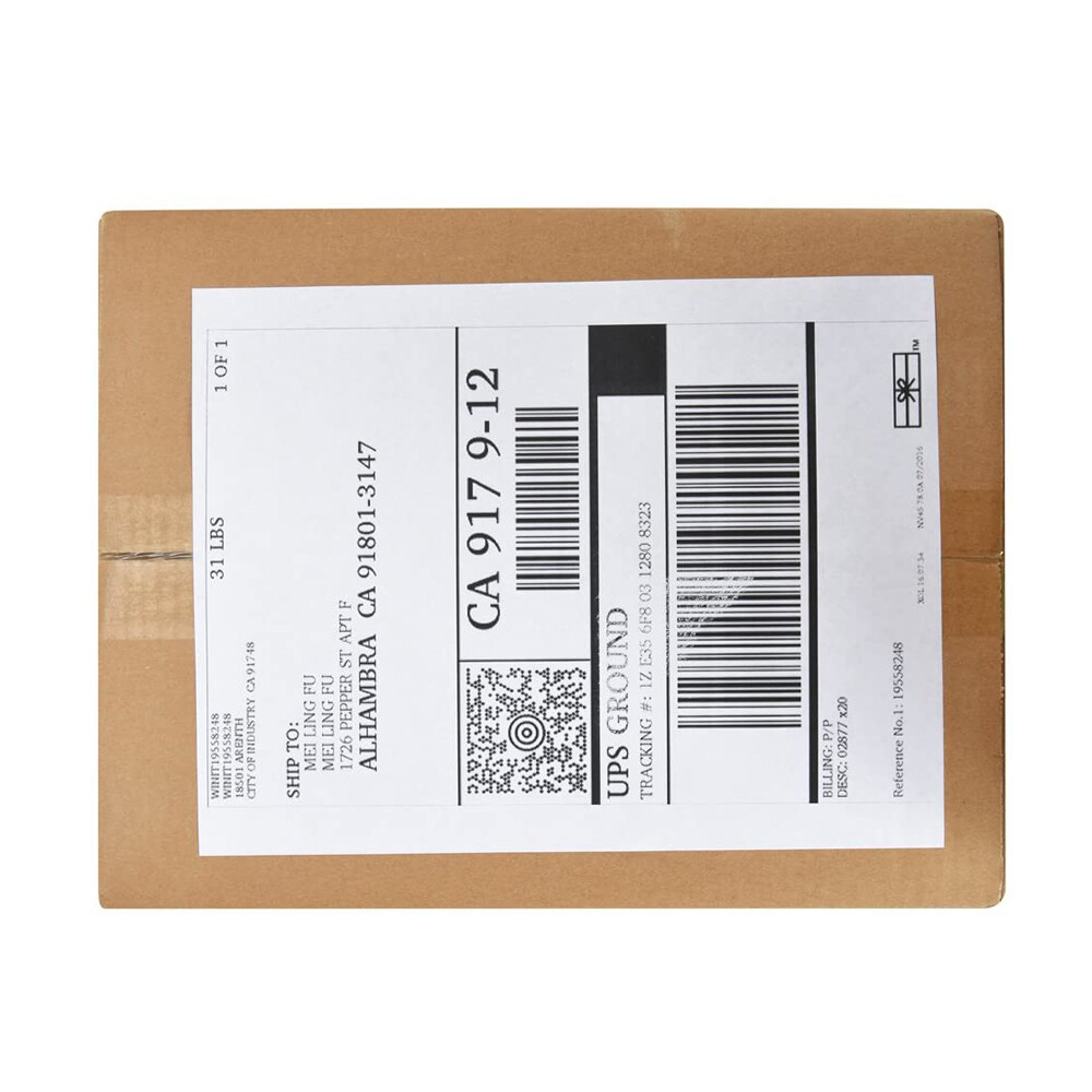 Full Sheet Address Shipping Label 8.5″ x 11″ Labels for Laser & Ink Jet Printers