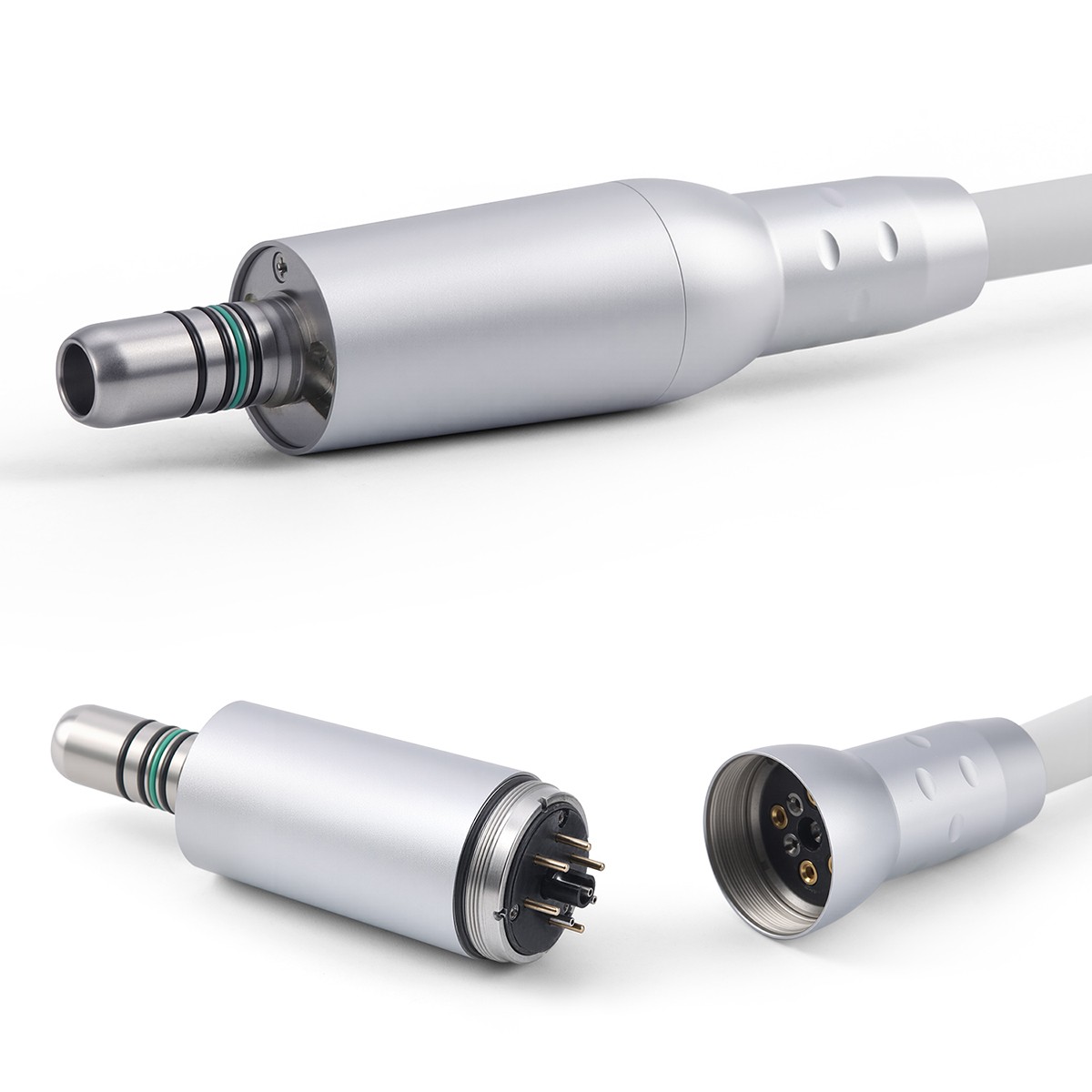 AZDENT Dental Electric Brushless Micro Motor LED/ 1:1/1:5 /16:1 Handpiece