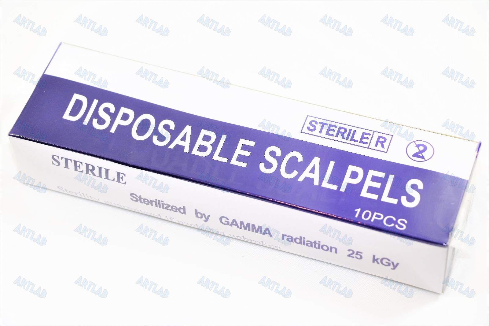 10 PCS STERILE DISPOSABLE SCALPELS #15 SINGLE USE – DENTAL,SURGICAL,DERMAPLANING