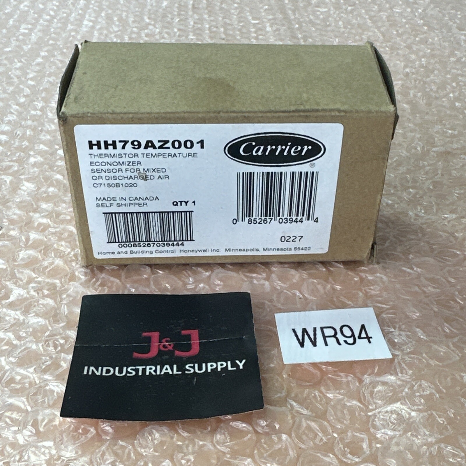 BRAND NEW- Carrier HH79AZ001 Thermistor Temp Economizer for Mixed/Discharged Air