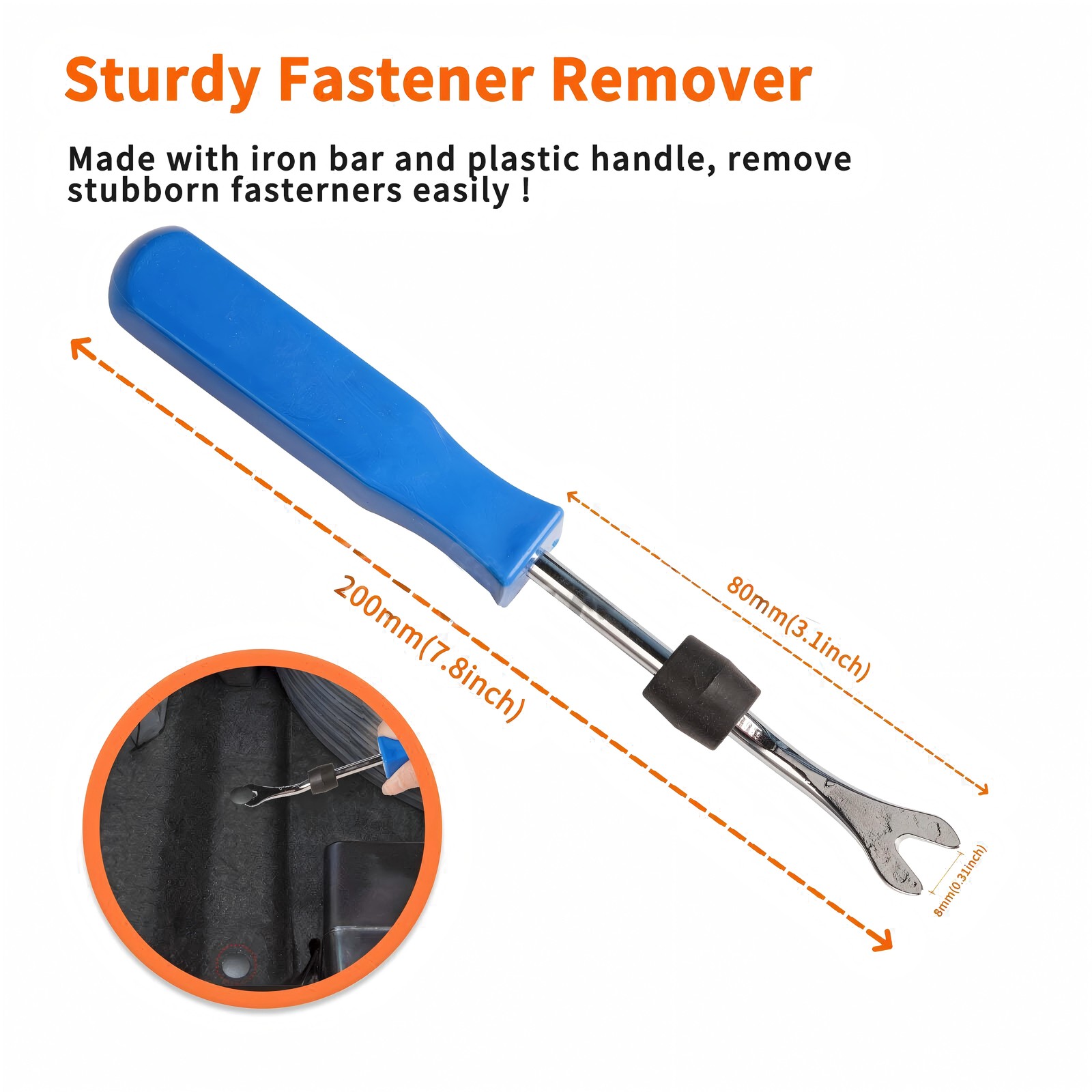 1240PCS Car Retainer Auto Fasteners Body Plastic Trim Clips Pin Rivet Bumper Kit