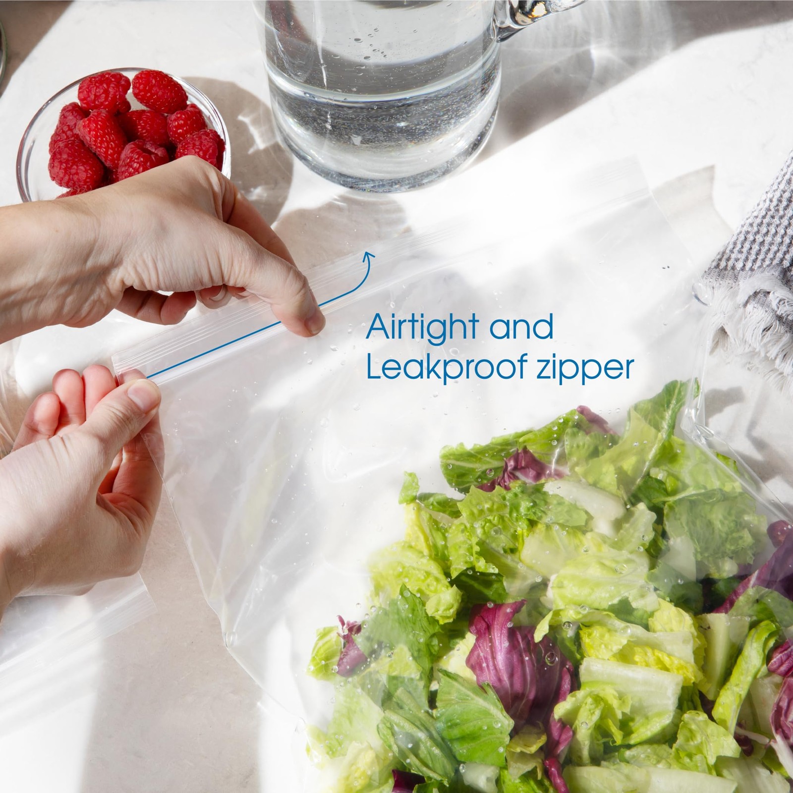 2×3 Clear Reclosable Zip Plastic Poly Bags, 2 Mil, 1000 Count