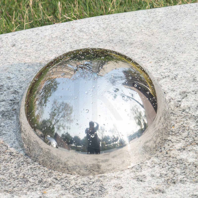 304 Stainless Steel Half Round Ball Hollow Half Round Railing Balls Ø25mm -350mm