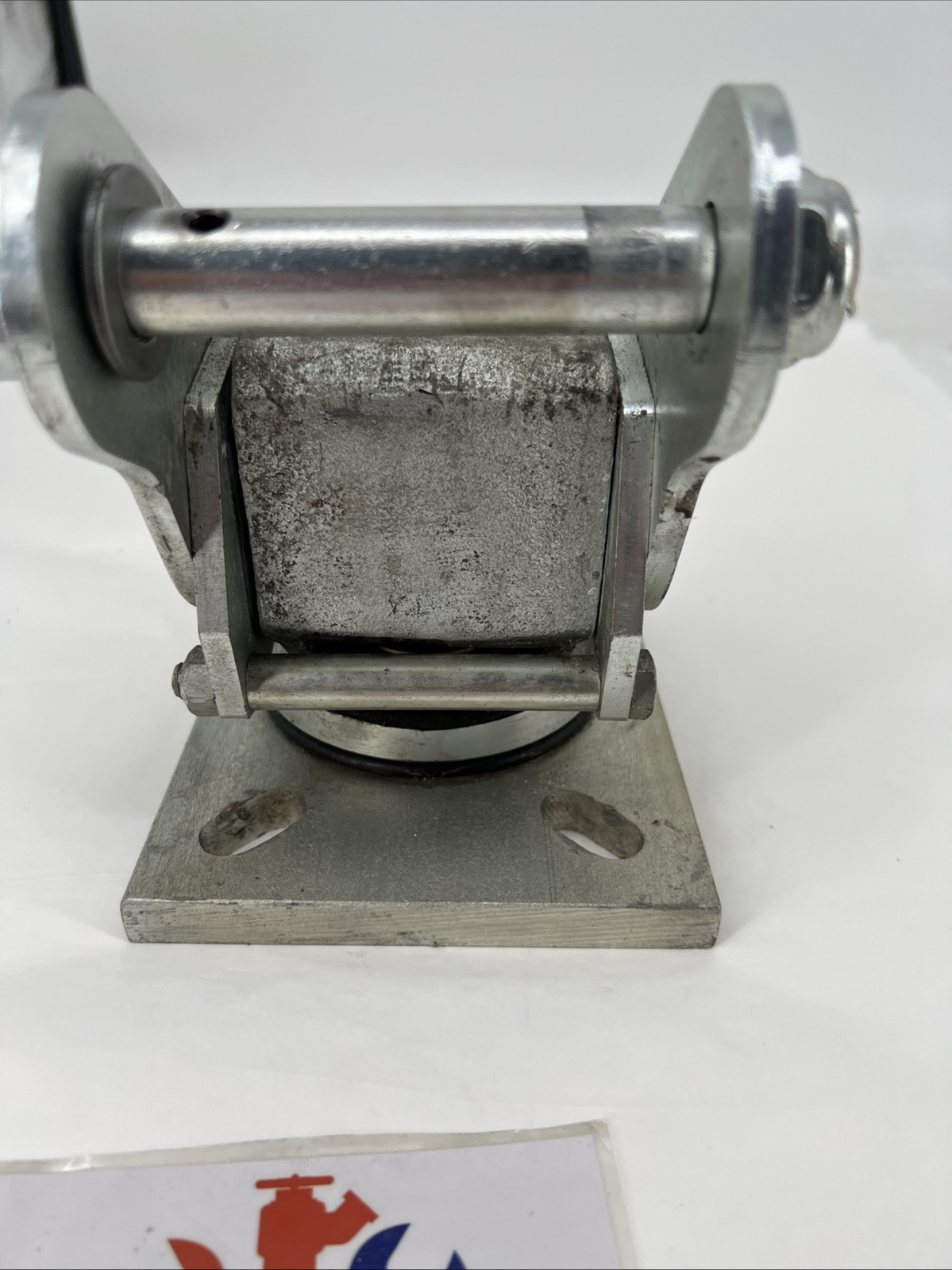 Larcaster Caster Wheel Assembly LC8651, 5×7 in Slotted Plate, Zerk Axle, L2012