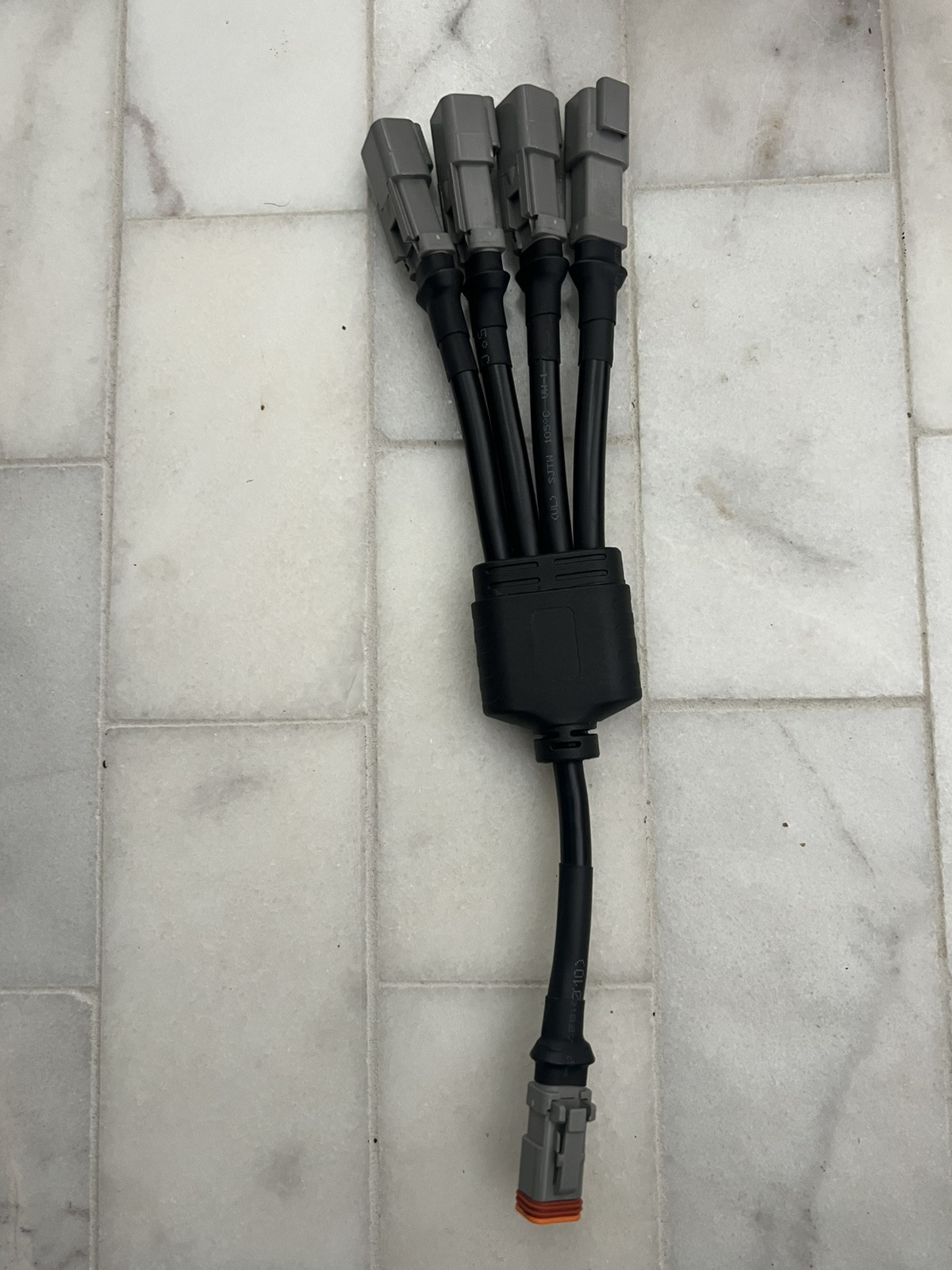 IP67 Y-type Waterproof Cable DT Connector 2Pin Male and Female Splitter Deutsch