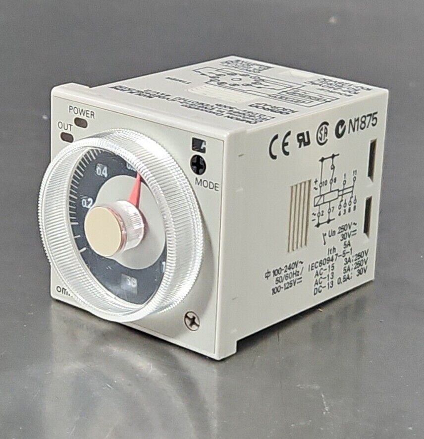 1PC New Omron Time relay H3CR-AP 100-240V 1.2s-300h (H3CRAP)