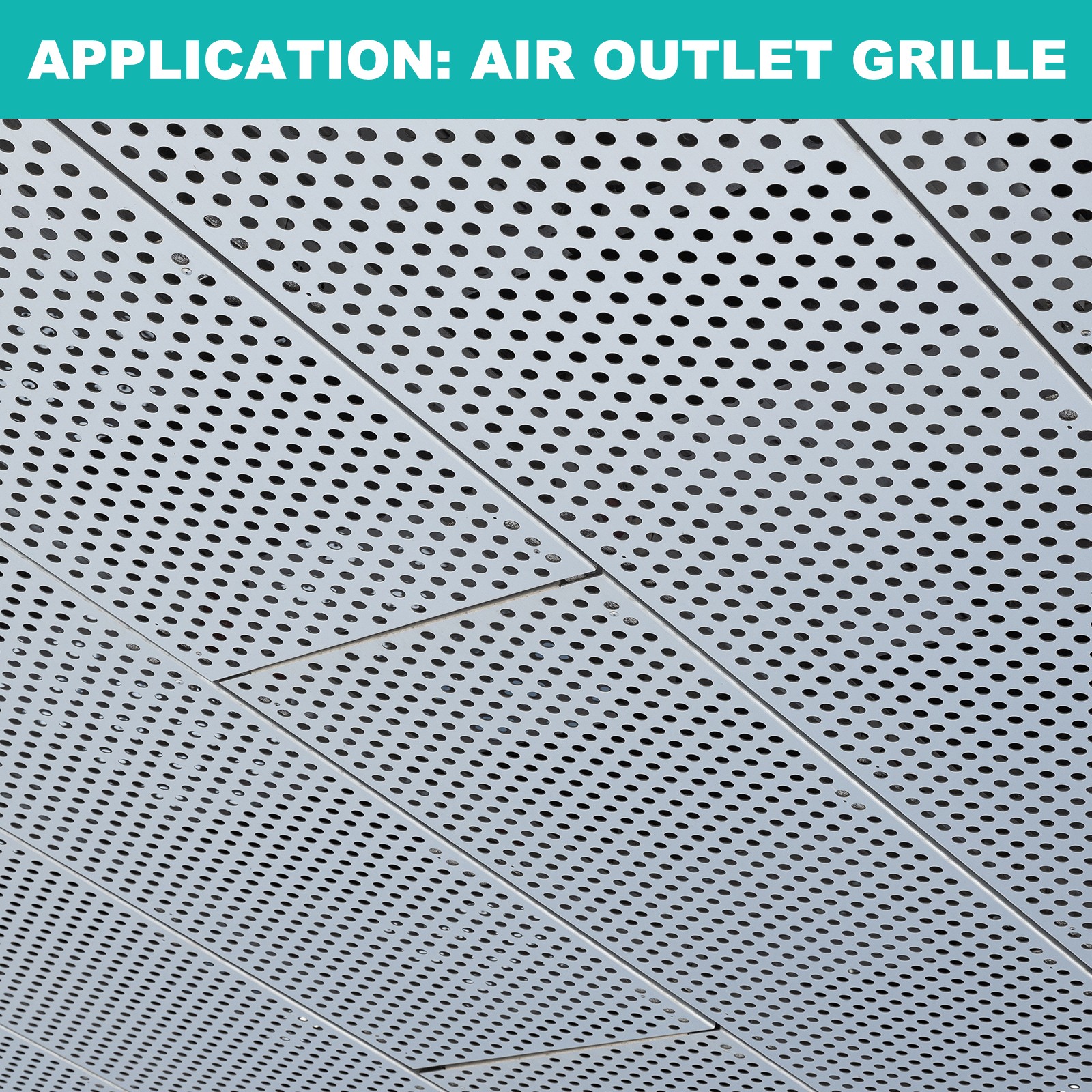 19.7″ x 19.7″ 304 Stainless Steel Perforated Sheet 0.39″ Hole Metal Mesh Plate