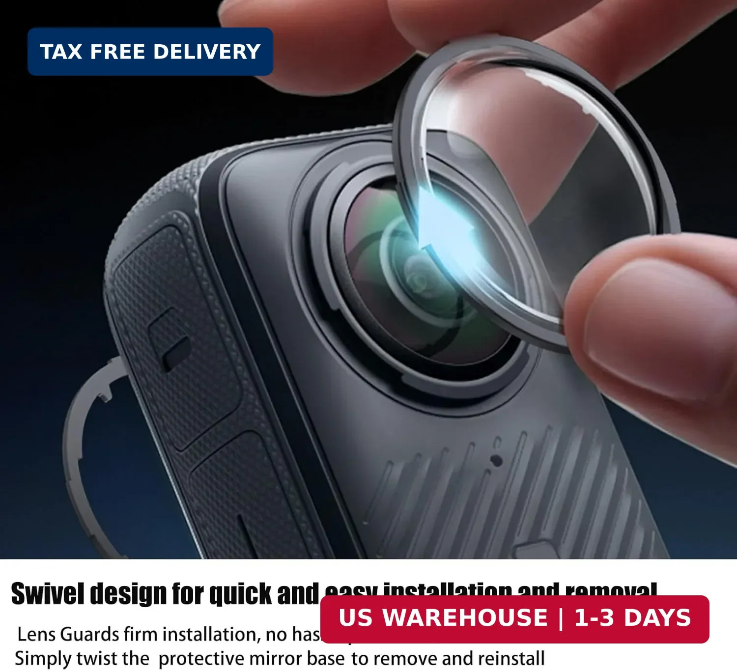Premium Lens Guards for Insta360 X4, Upgraded Optical Performance Scratch-Resist