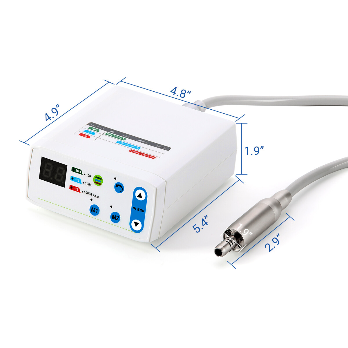 Dental Brushless Electric LED Micro Motor /Optical fiber 1:5 1:1 1:4.2 Handpiece