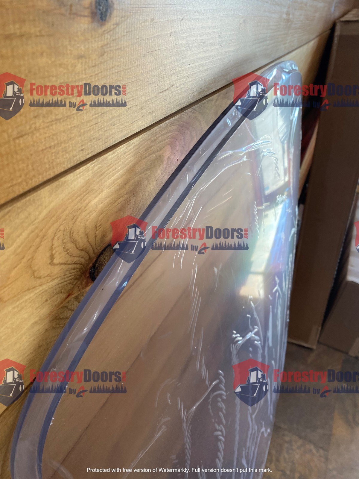 1/2″ John Deere Large G Forestry Skid Steer Door Polycarbonate Lexan Mulcher