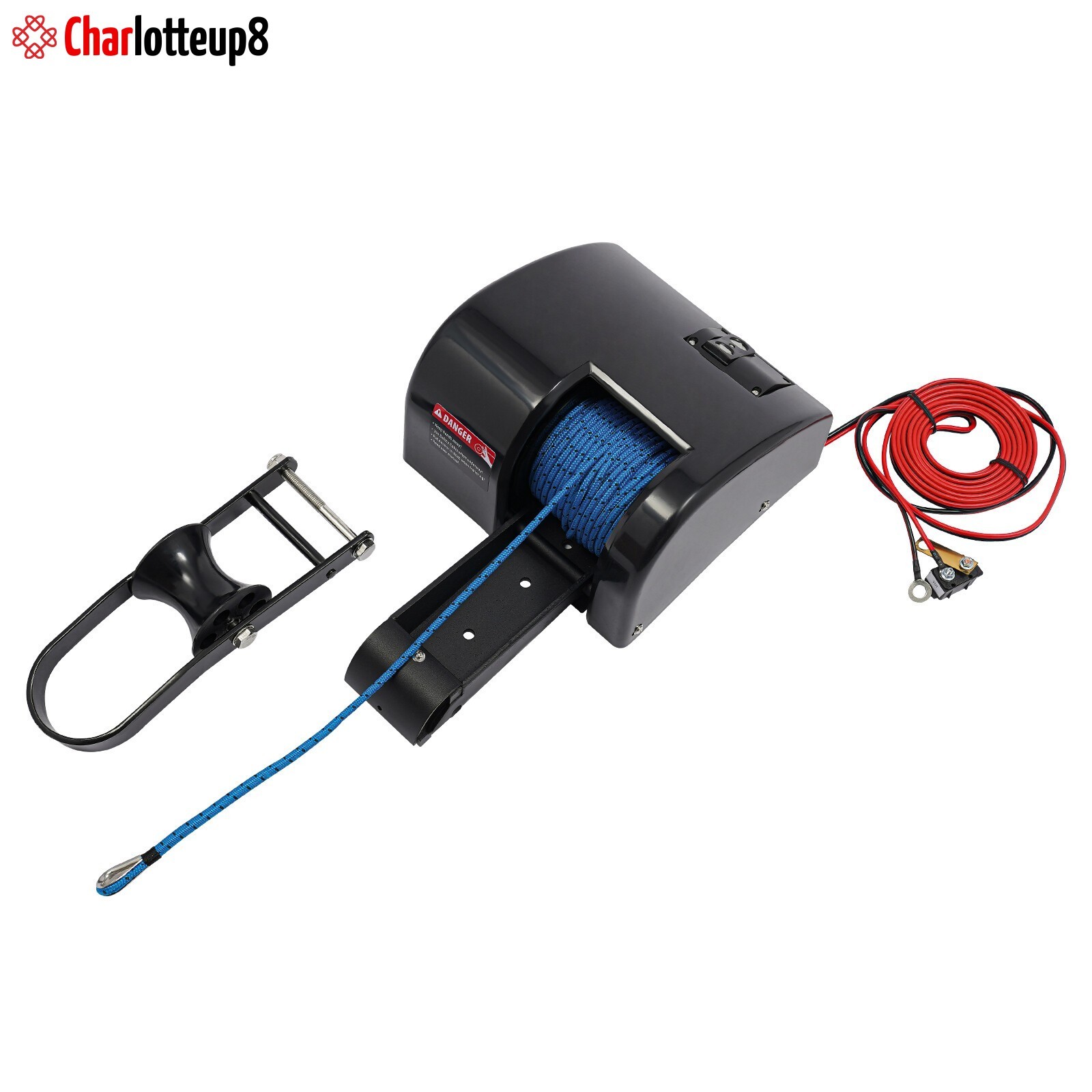 35lbs 12V Heavy Duty Boat Electric Anchor Winch with Wireless Remote Control