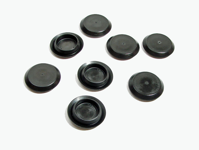 8 pack Genuine New CAPLUGS Brand Flexible 7/8″ Black Plastic Hole Plugs BPF-7/8