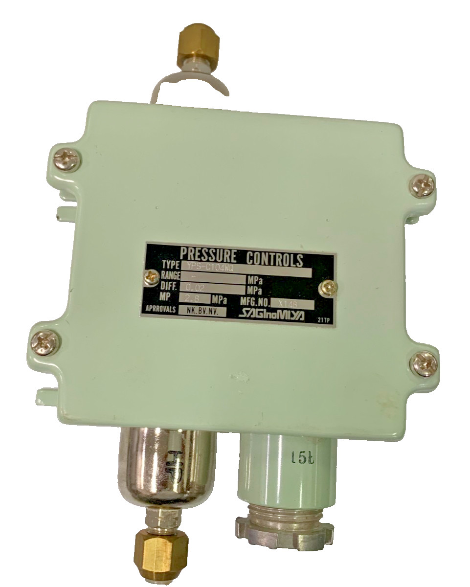 SAGINOMIYA Differential Pressure Switch YPS-C104WQ 0.02~0.3 Mpa Diff 0.02 MPA