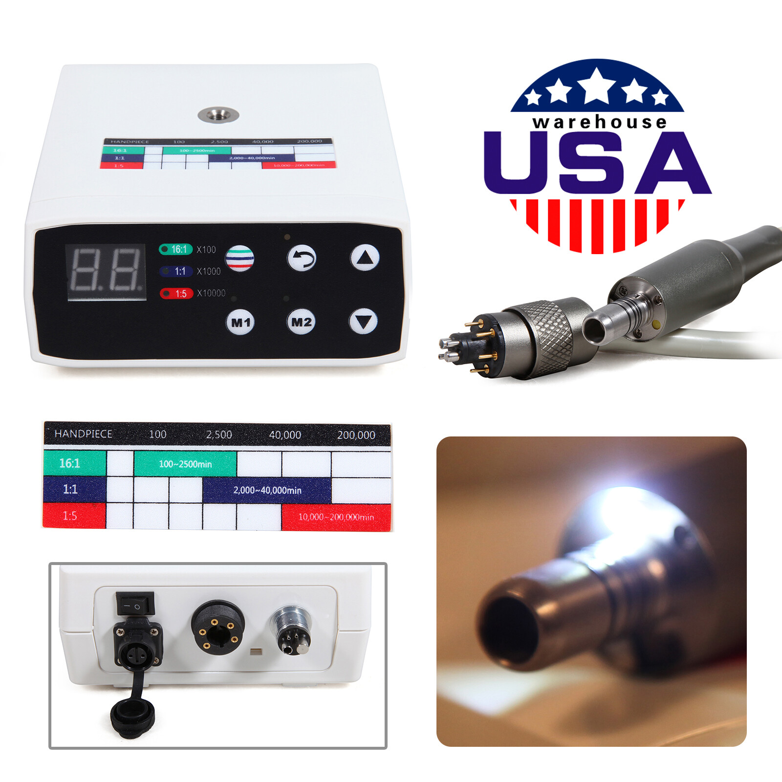 Dental Composite Polishing Kit RA 0309 for Low-speed Handpiece Contra Angle