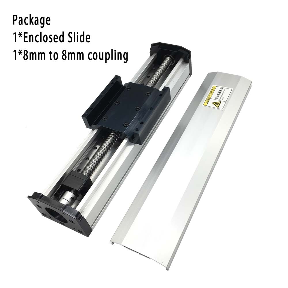 Nema23 Linear Rail Slide Table Motion System Motor Ball Screw Enclosed 70kg load