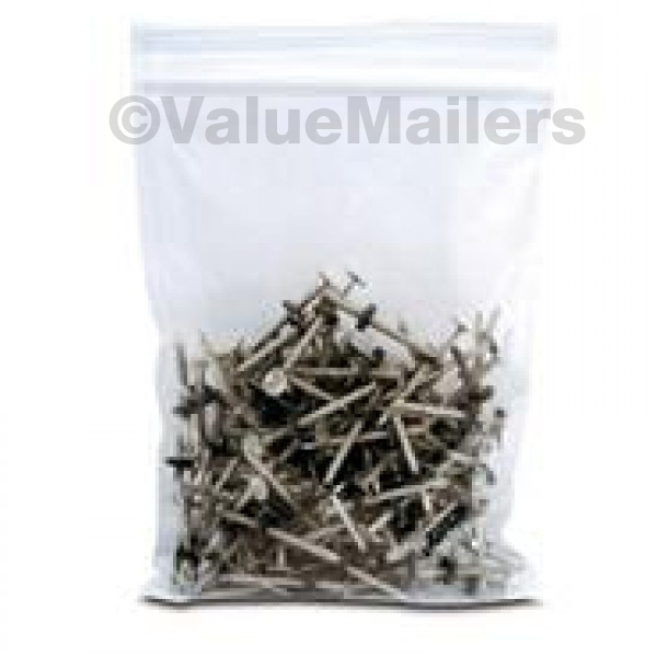 500 4×6 Clear Plastic Zipper Poly Locking Reclosable Bags 2 MiL