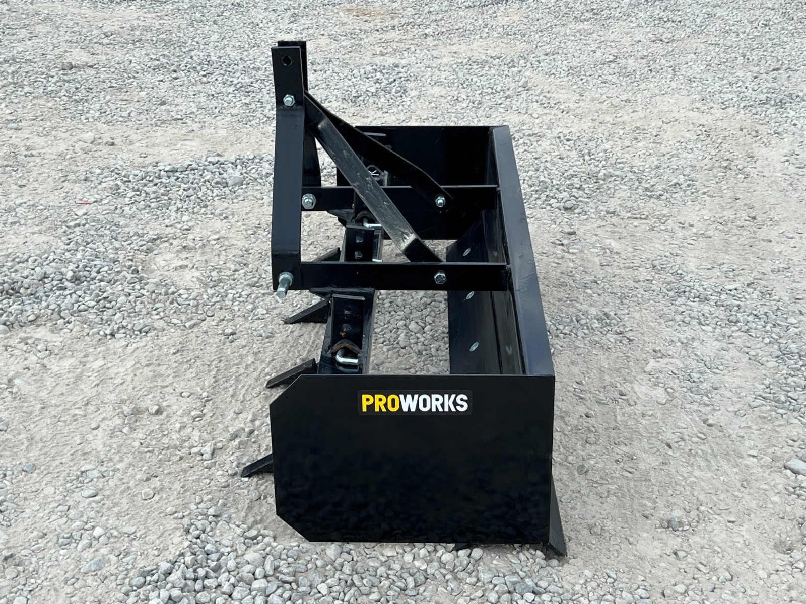 PROWORKS 60″ Box Blade 3 Point Hitch Tractor Scraper Grader 5ft USA 4 Ripper