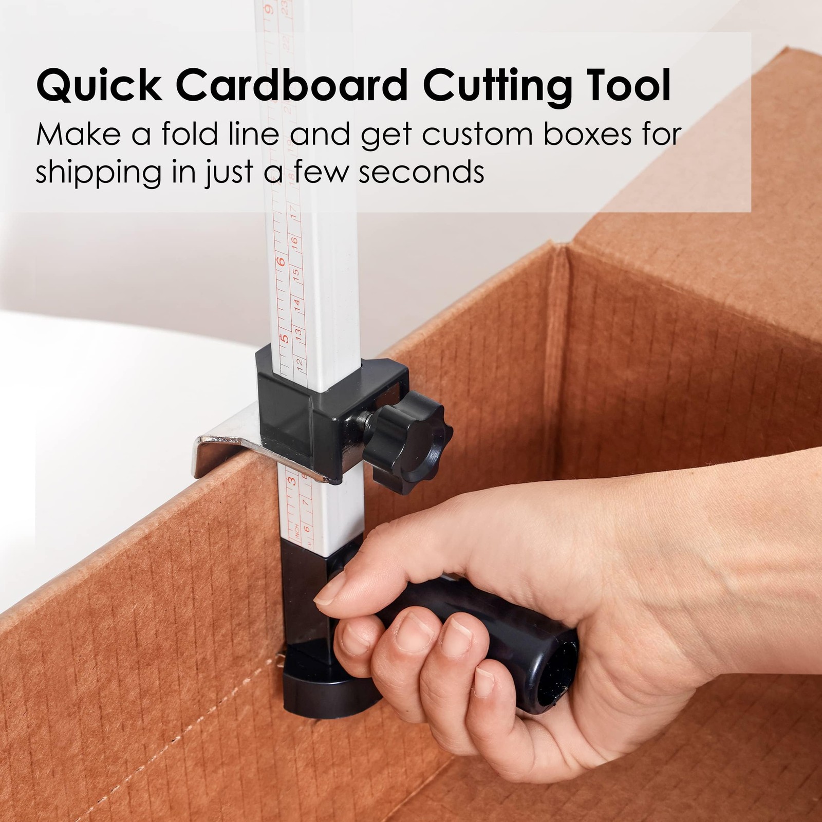 Box Resizer Tool with Scoring Wheel – Customize Shipping Boxes – Box Scorer