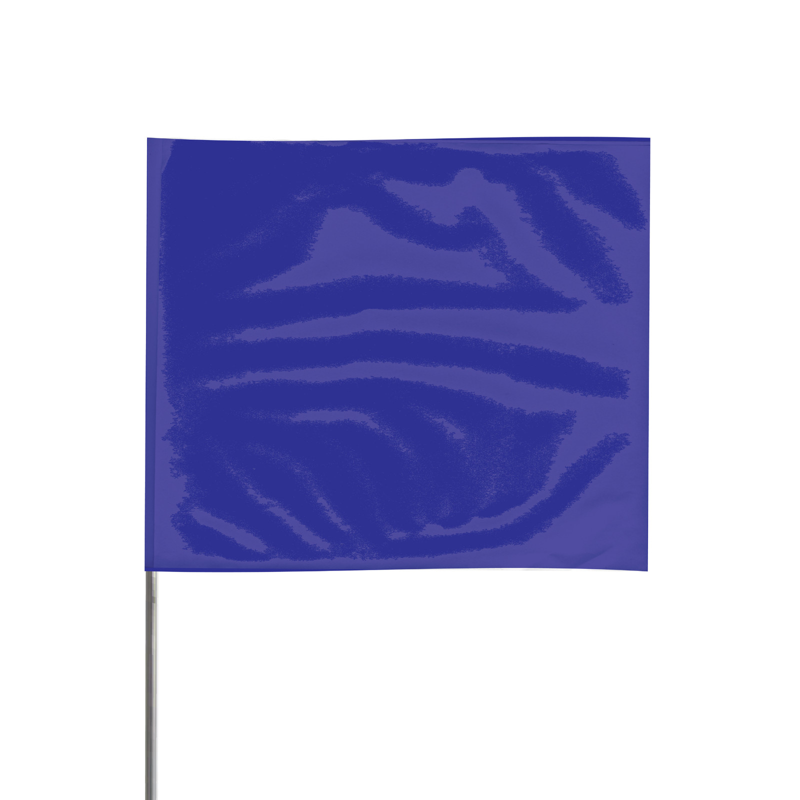 Presco 21 in. Steel Wire Staff Marking Flags [2.5 in. x 3 in. Flag]: 2 in. x 21