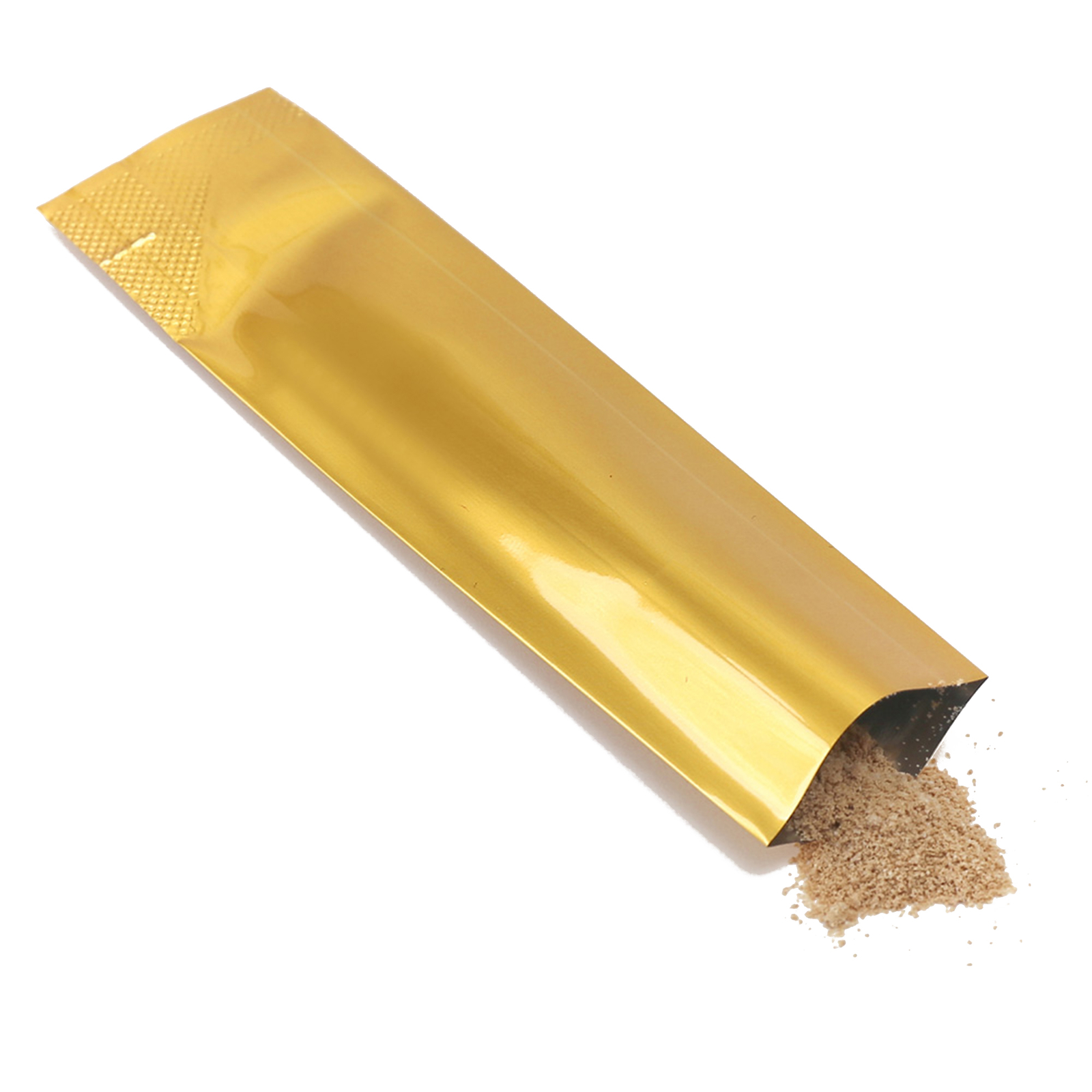 400 Single-Use Food-Safe Mylar Packets w/ Tear Notch for Powder Product 1.2×4.7″