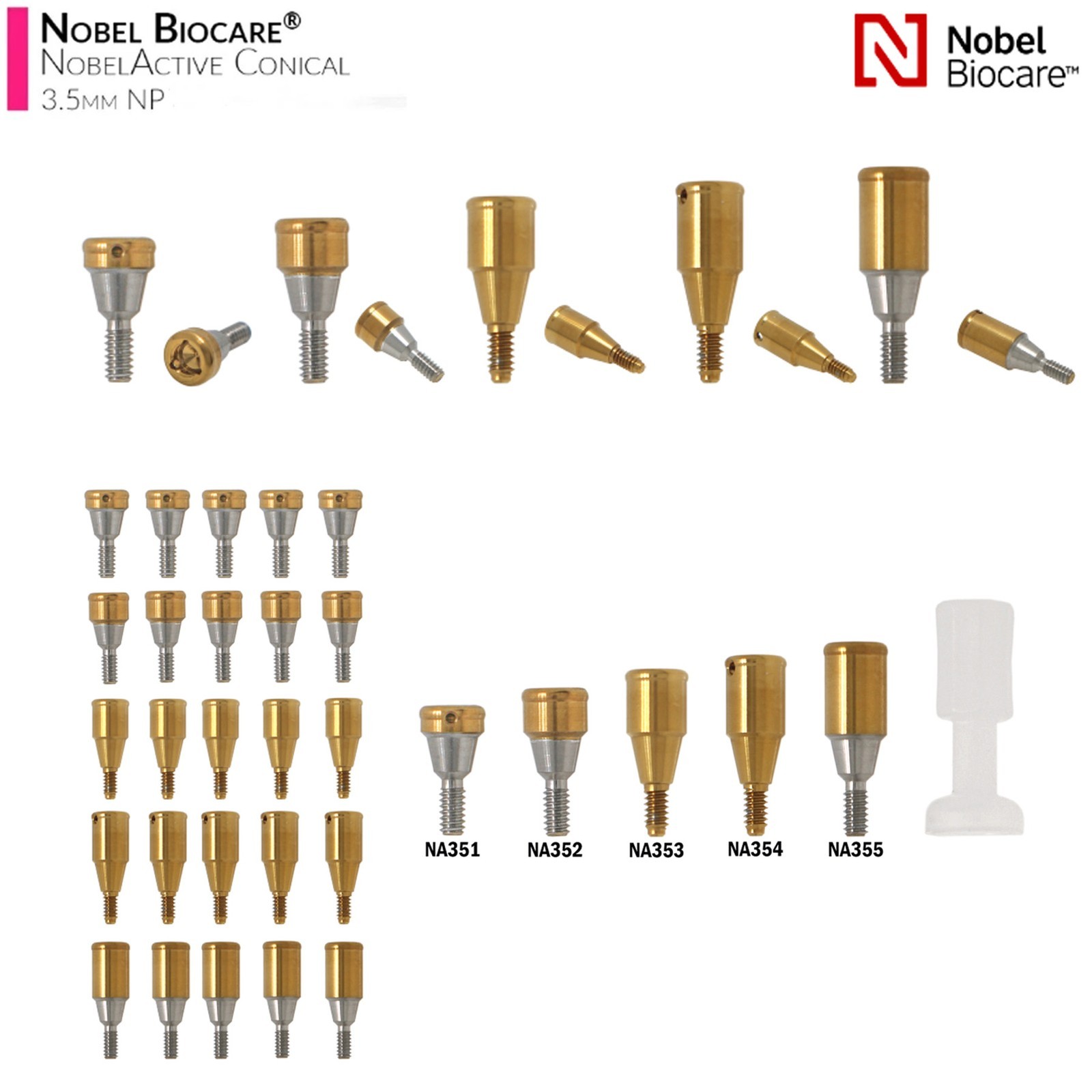 US Dental ZEST Locator Tapered Abutment Nobel Active NP & RP Conical Connection