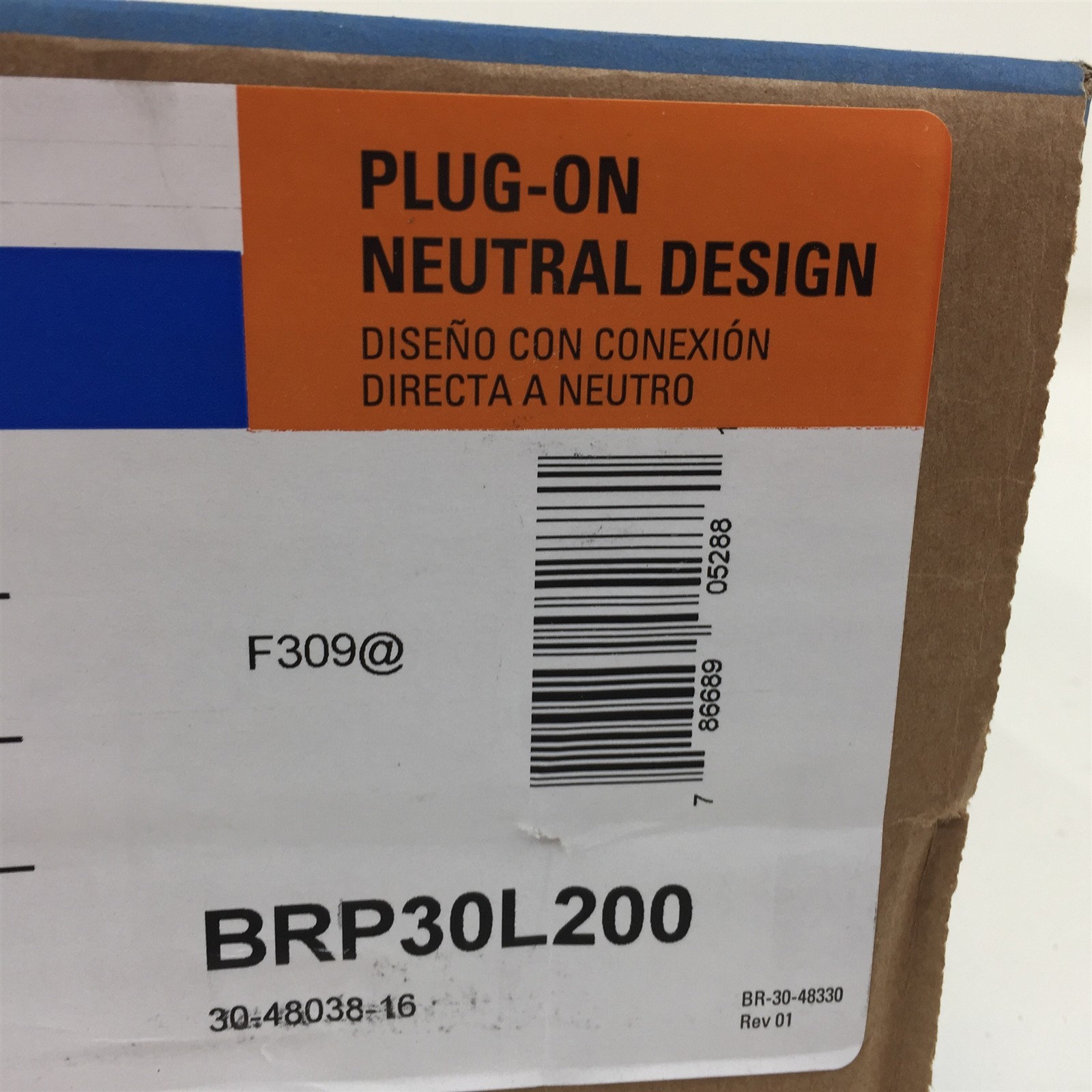 Eaton BRP30L200 Indoor Main Lug Loadcenter 200A 30SP 60C 1PH 3W 120/240V