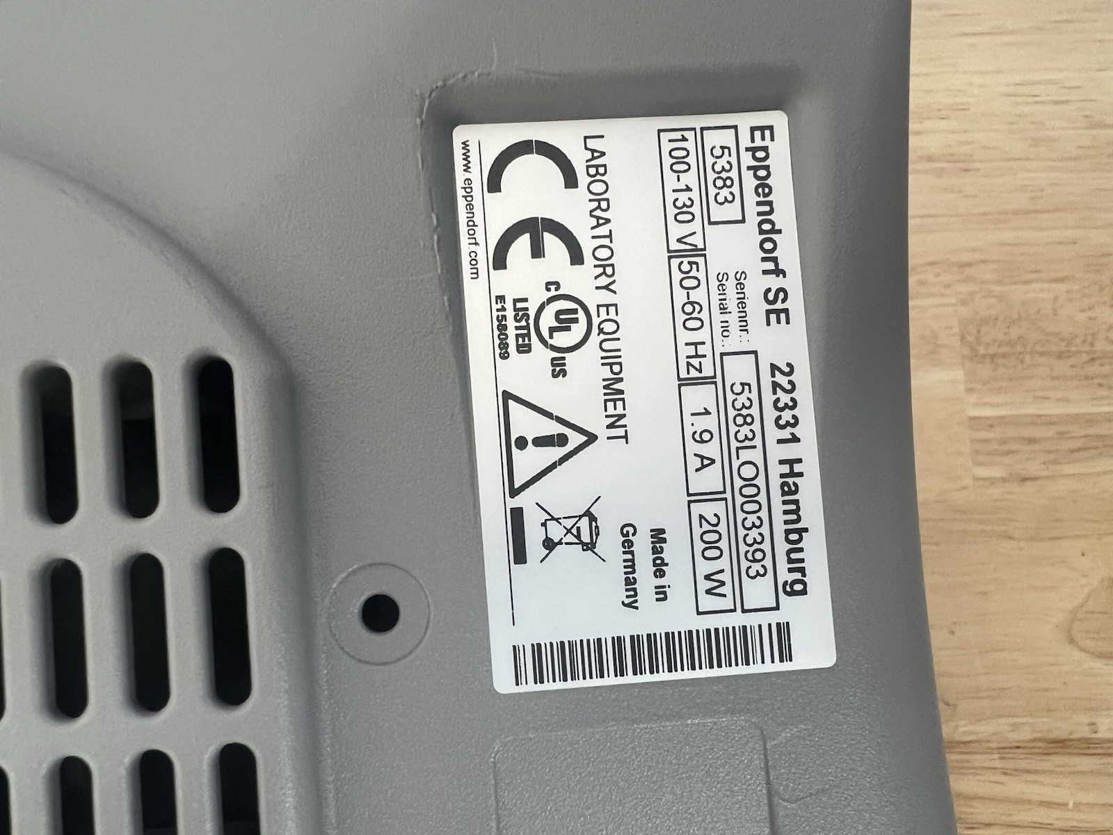 Eppendorf ThermoStat C 5383 Heating & Cooling Device – Tested w/30 days warranty