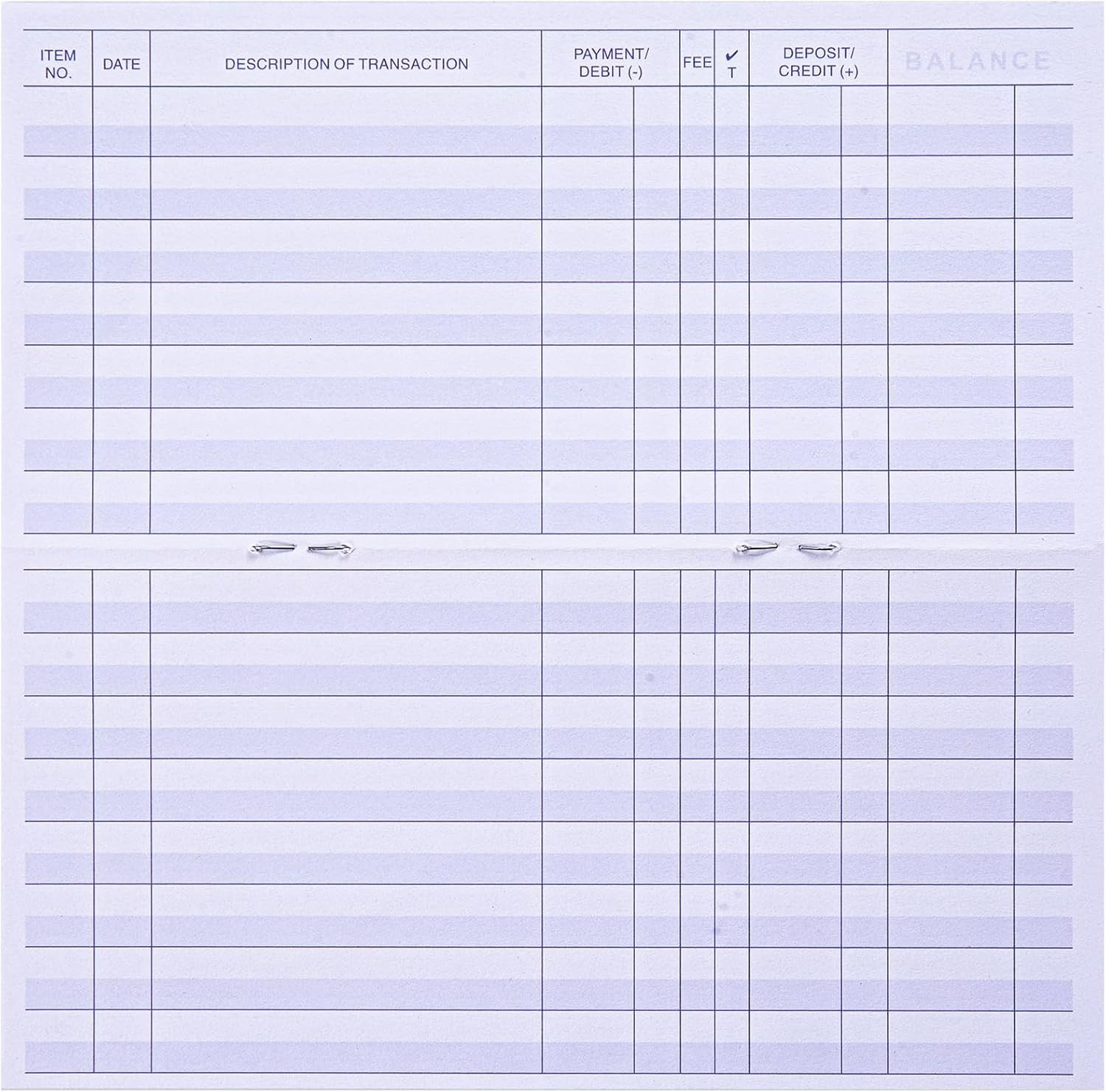 24 PCS Check Registers for Personal Checkbook, Easy to Read Checkbook Register