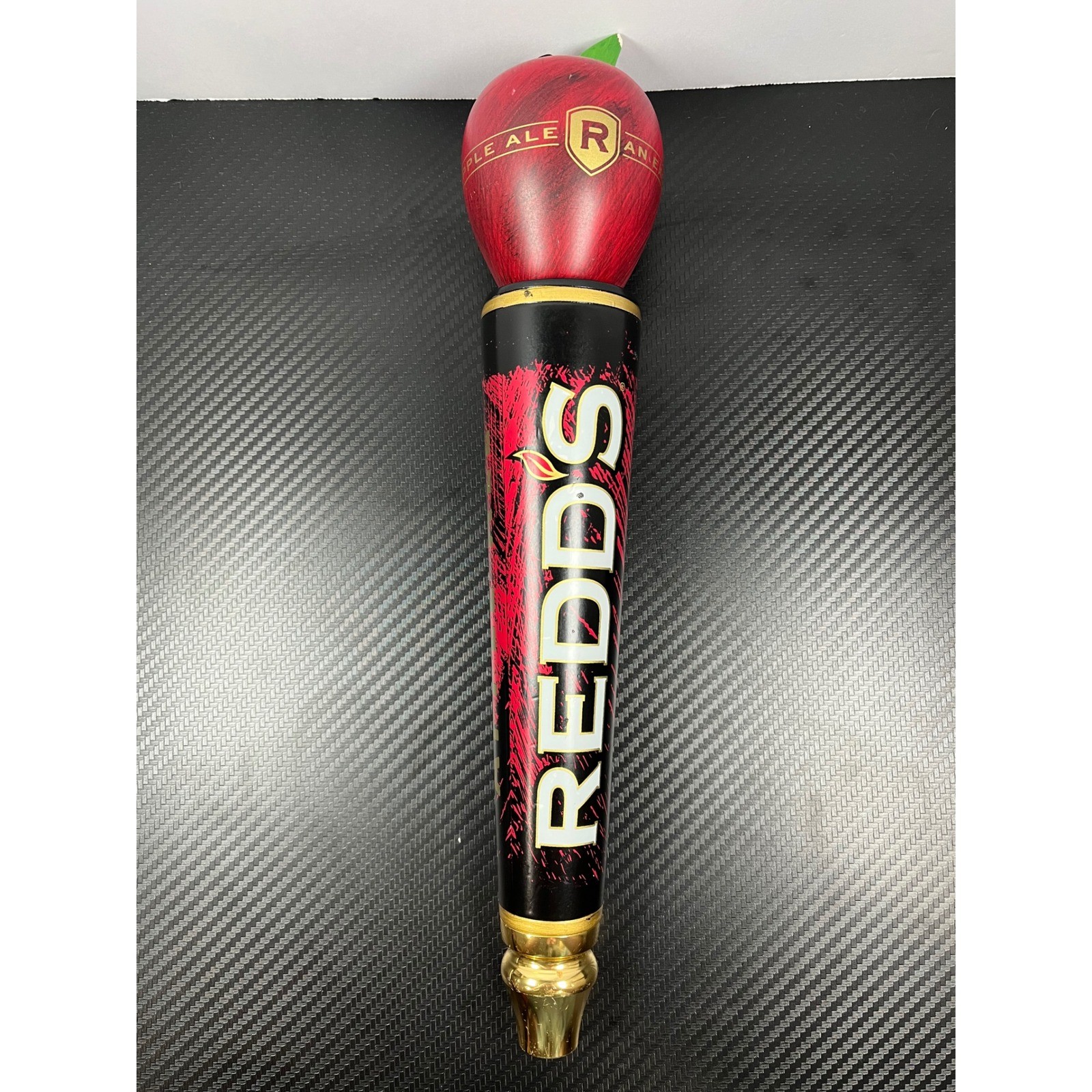 Redds Apple Ale Beer Tap Handle Red Apple Design Collectible Bar Decor