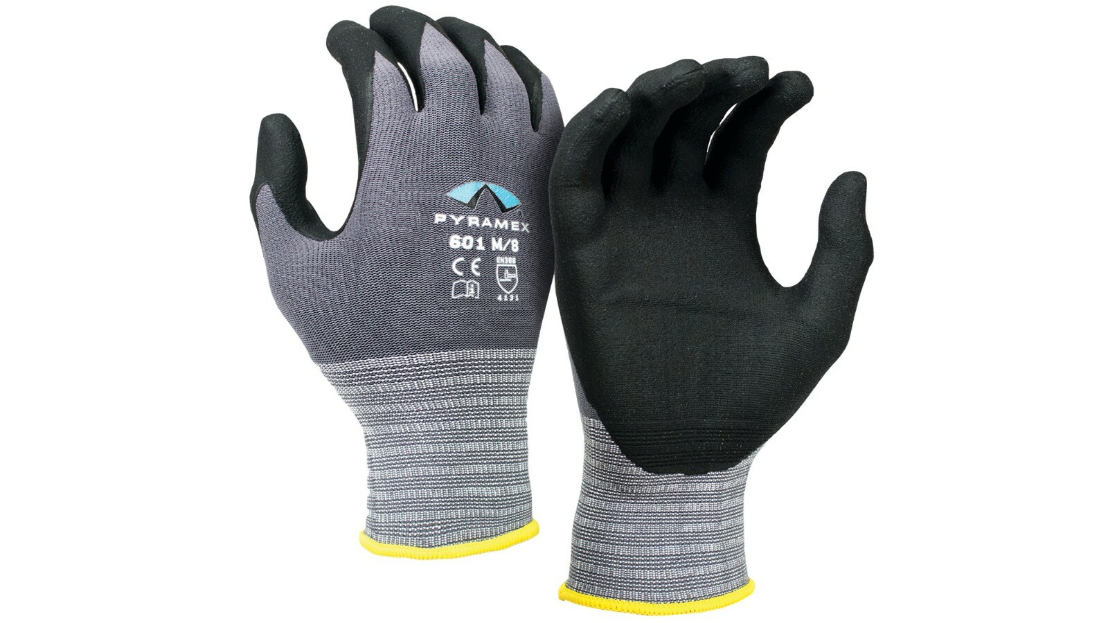 Nitrile Micro-Foam Coated Gloves Size Medium 12 pair (1 Dozen)