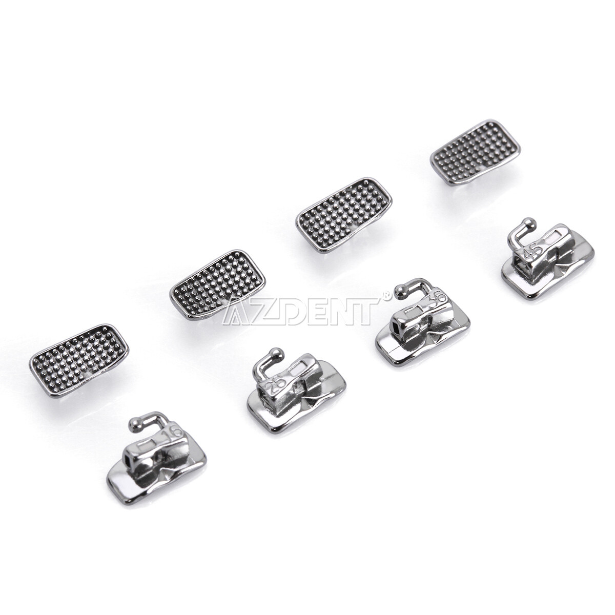 AZDENT Dental Orthodontic Buccal Tube 1st 2nd Molar Roth MBT 022/018 Bondable