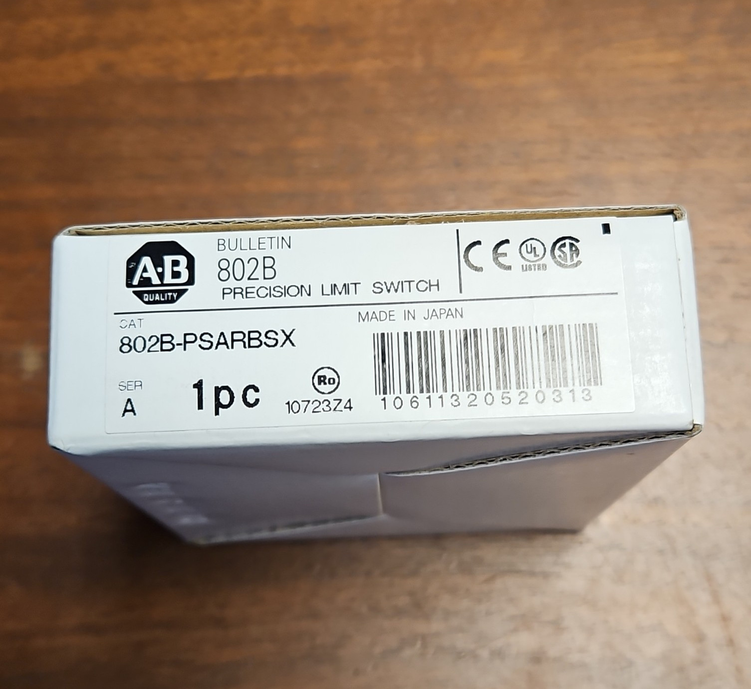 Allen-Bradley 802B Precision Limit Switch, MPN 802B-PSARBSX, 1 Pack