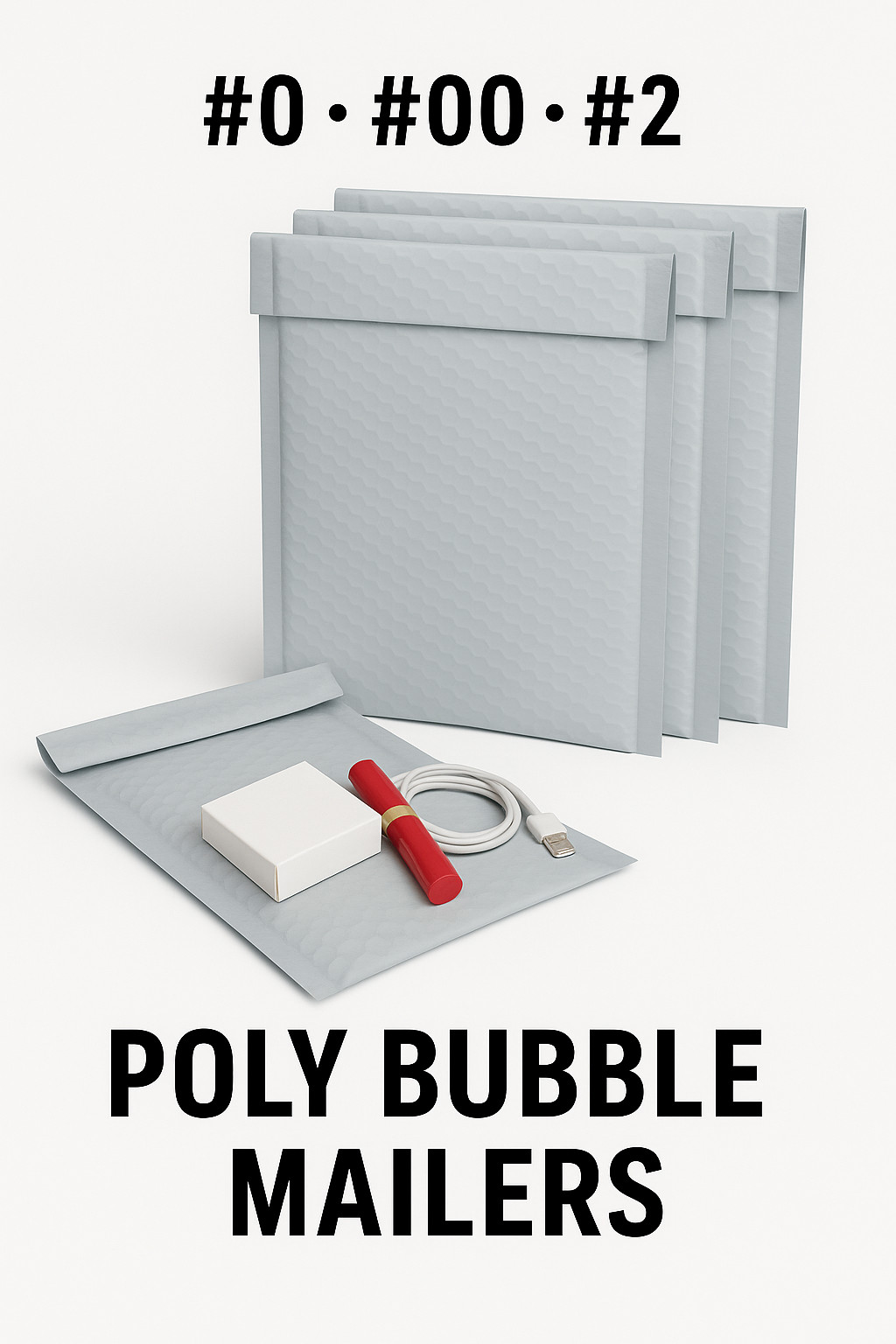 ANY SIZE POLY BUBBLE MAILERS SHIPPING MAILING ENVELOPES SELF SEAL PADDED