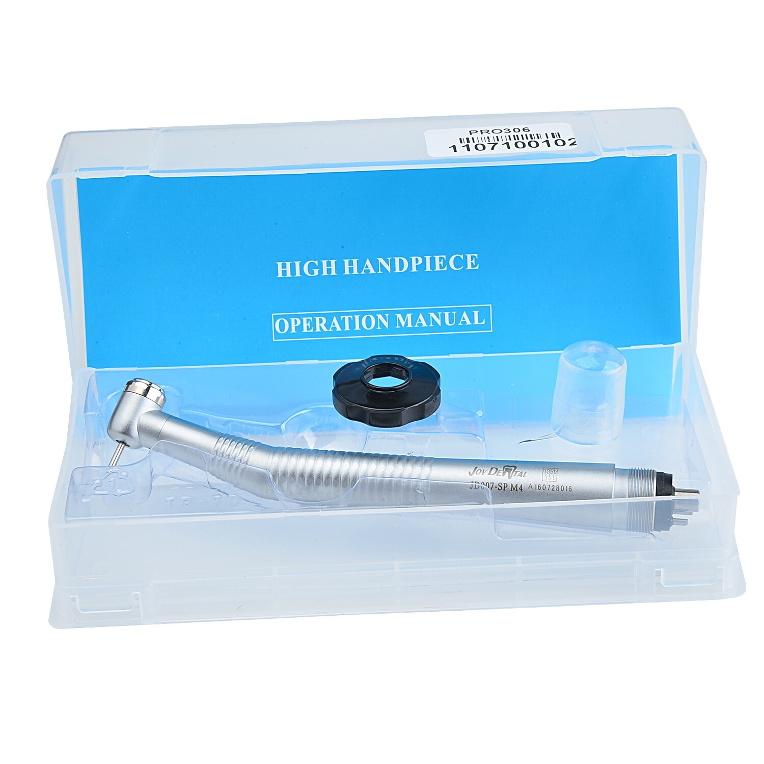 Dental High Speed Handpiece Standard Head Push Button 4 Hole Joydental USA