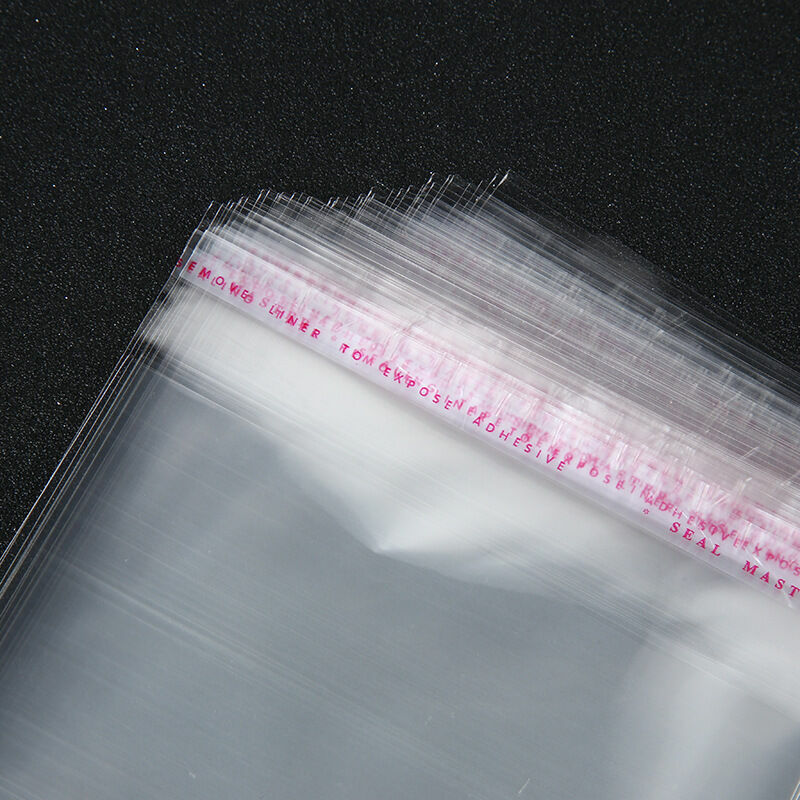 Clear Cellophane Cello Bags Plastic OPP Card Display Self Adhesive Peel Seal